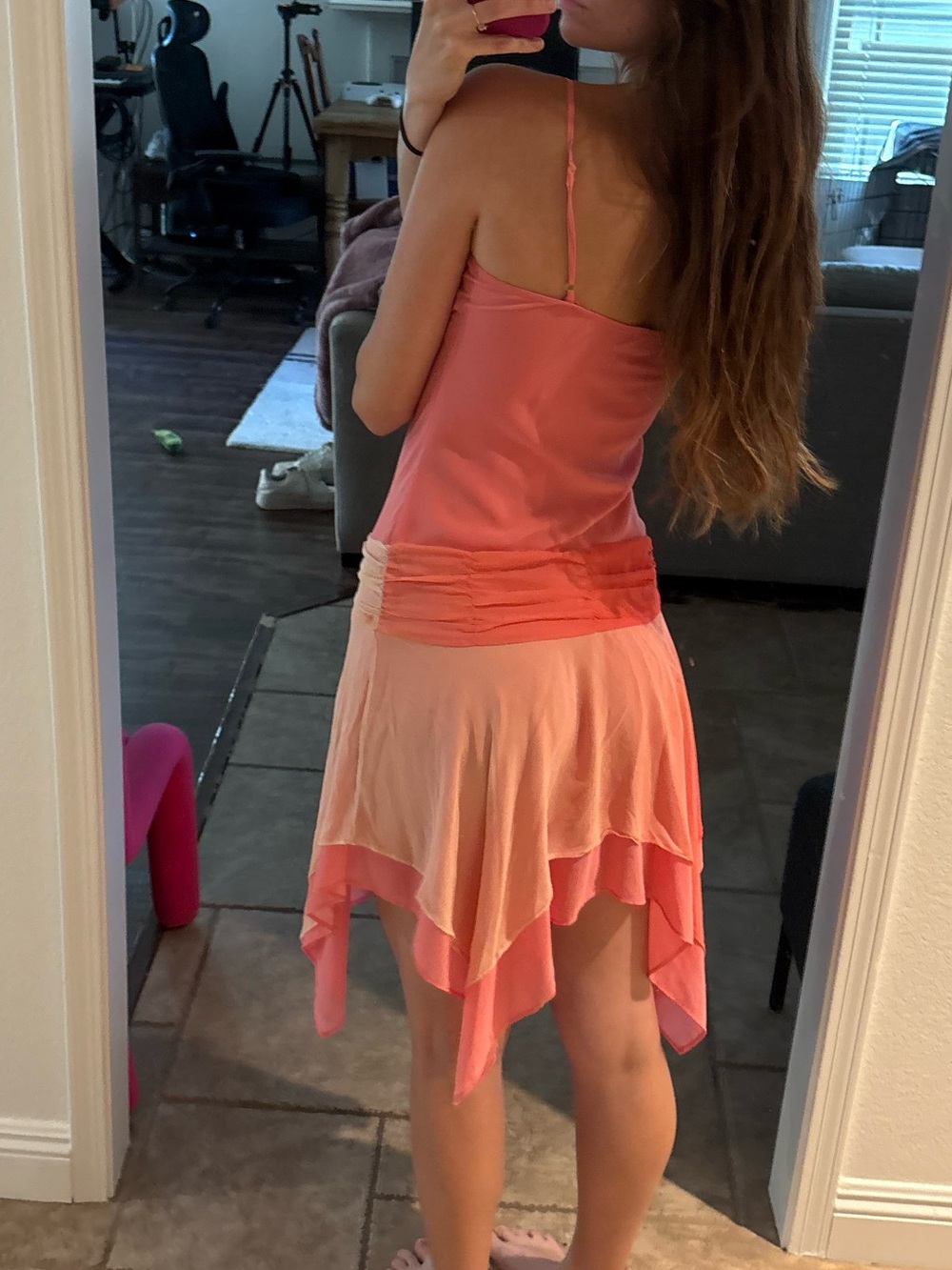 Y2K silk ombré fairy dress Arden B